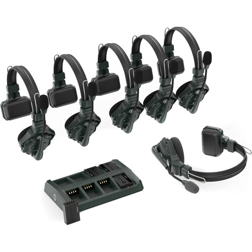 HOLLYLAND SOLIDCOM C1-6S FULL DUPLEX WIRELESS DECT INTERCOM SYSTEM